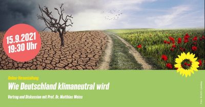 Veranstaltung Wie Deutschland klimaneutral wird